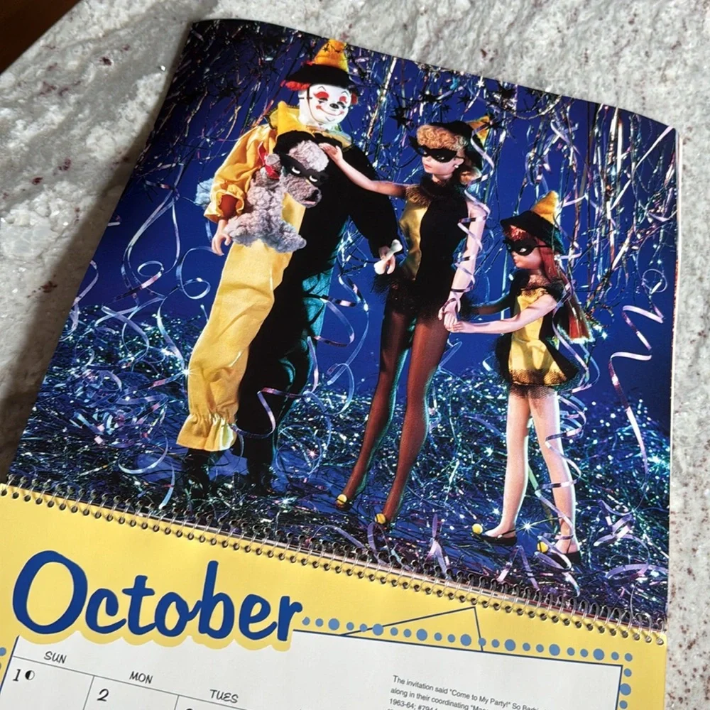 Vintage Hallmark 1995 Barbie Calendar